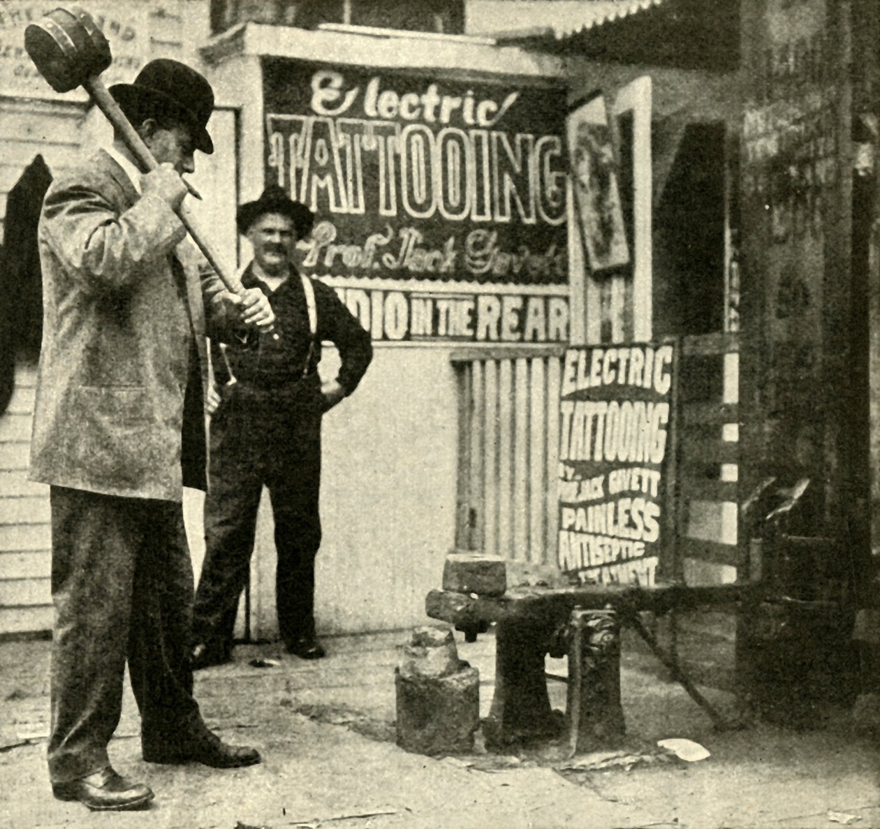 Pouťová atrakce, 1910. od Unbekannt