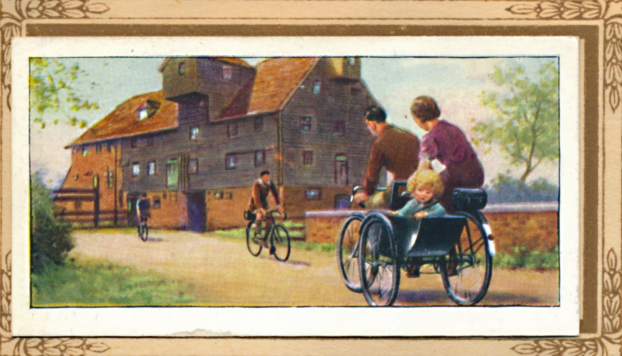 Rodinný tandem s postranním vozem, 1939 od Unbekannt