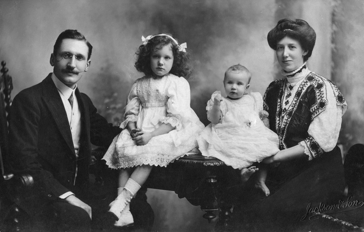 Rodinný portrét, 1900-c1910 od Unbekannt