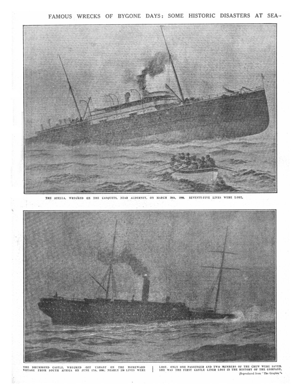 Slavné vraky minulých dnů: Některé historické katastrofy na moři, 20. dubna 1912. od Unbekannt