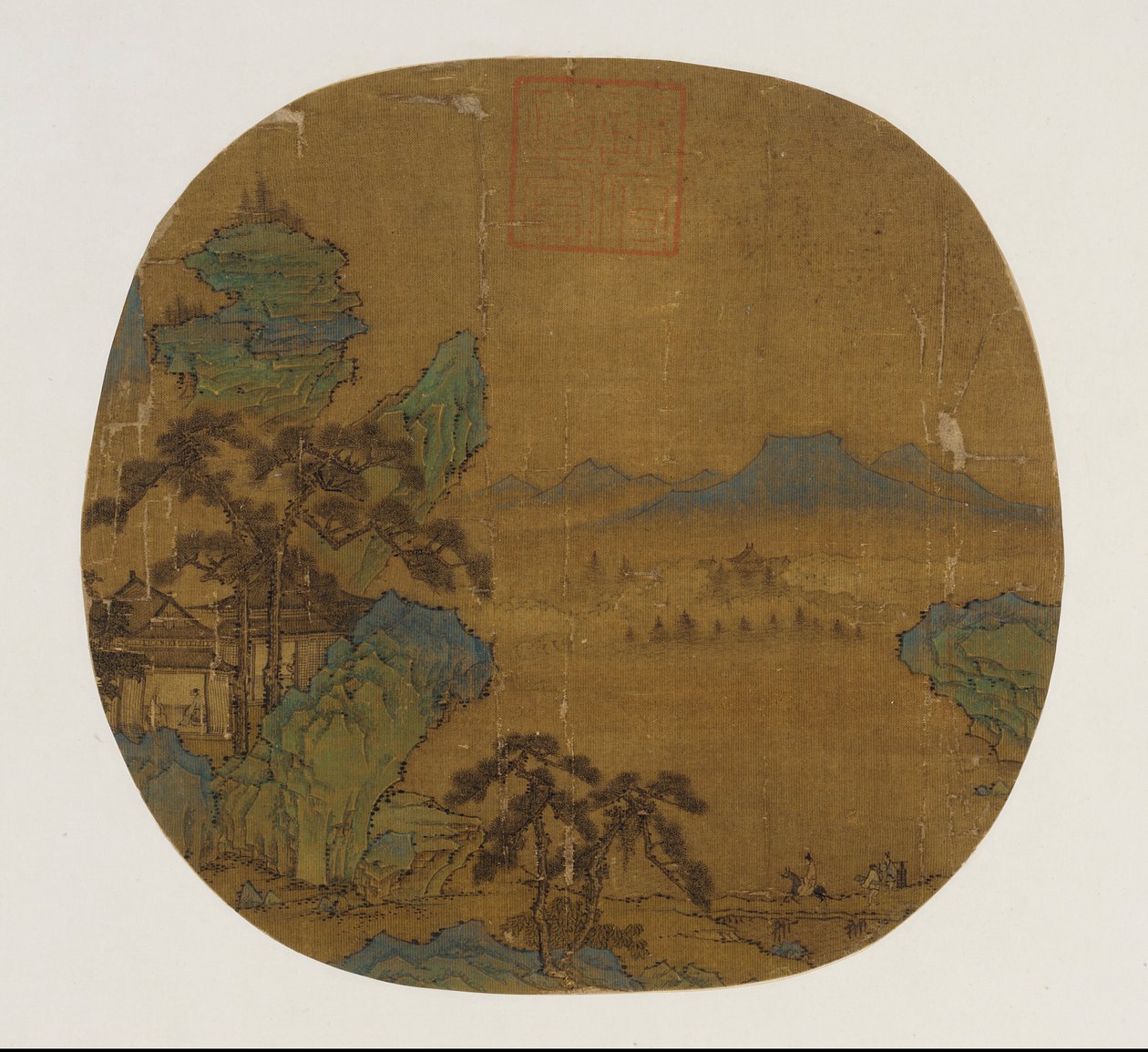 Ventilátor namontovaný jako list alba, dynastie Ming, 1368-1644. od Unbekannt