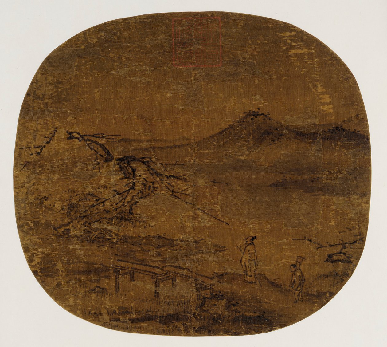 Ventilátor namontovaný jako list alba, dynastie Ming, 1368-1644. od Unbekannt