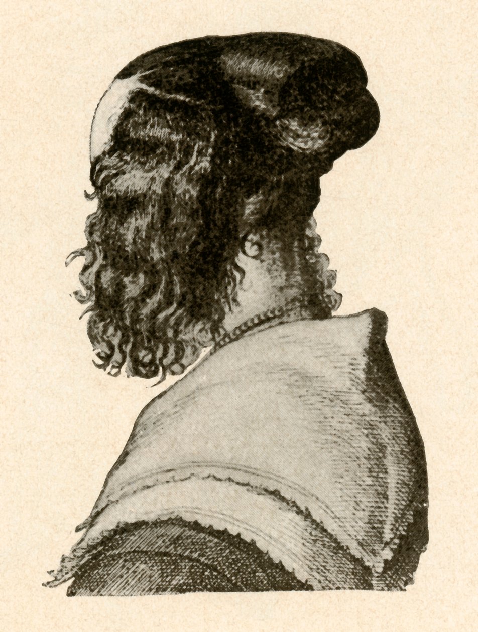 Módní styl kadeřnictví, vláda Karla I. a II., c1620-1680, 1937. od Unbekannt