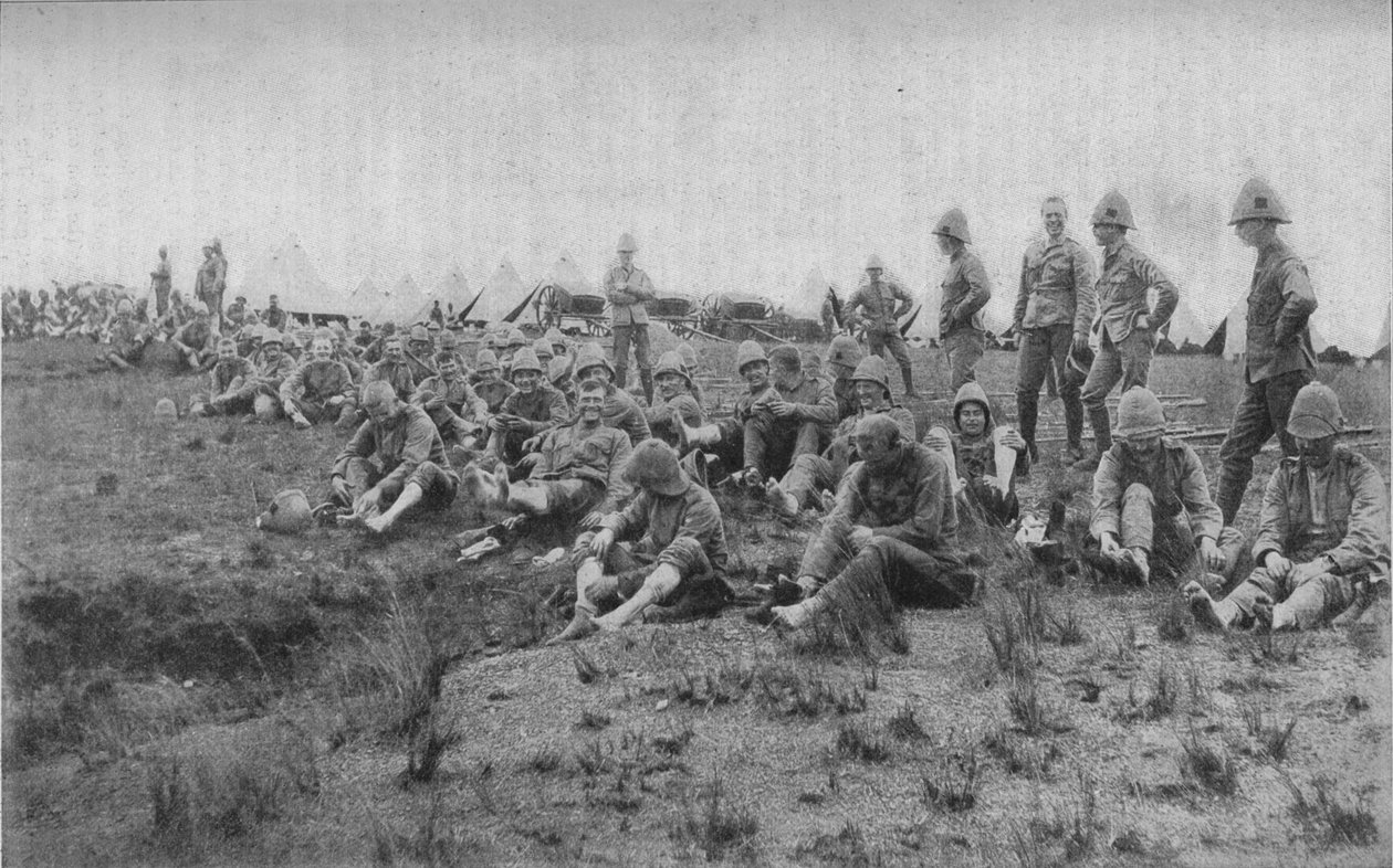 Inspekce nohou v Estcourt, 1902 od Unbekannt
