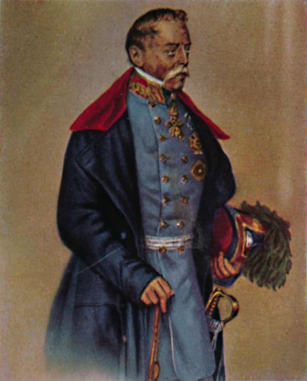 Polní maršál hrabě Radecký 1766-1858. - Obraz Kriehubera, 1934. od Unbekannt