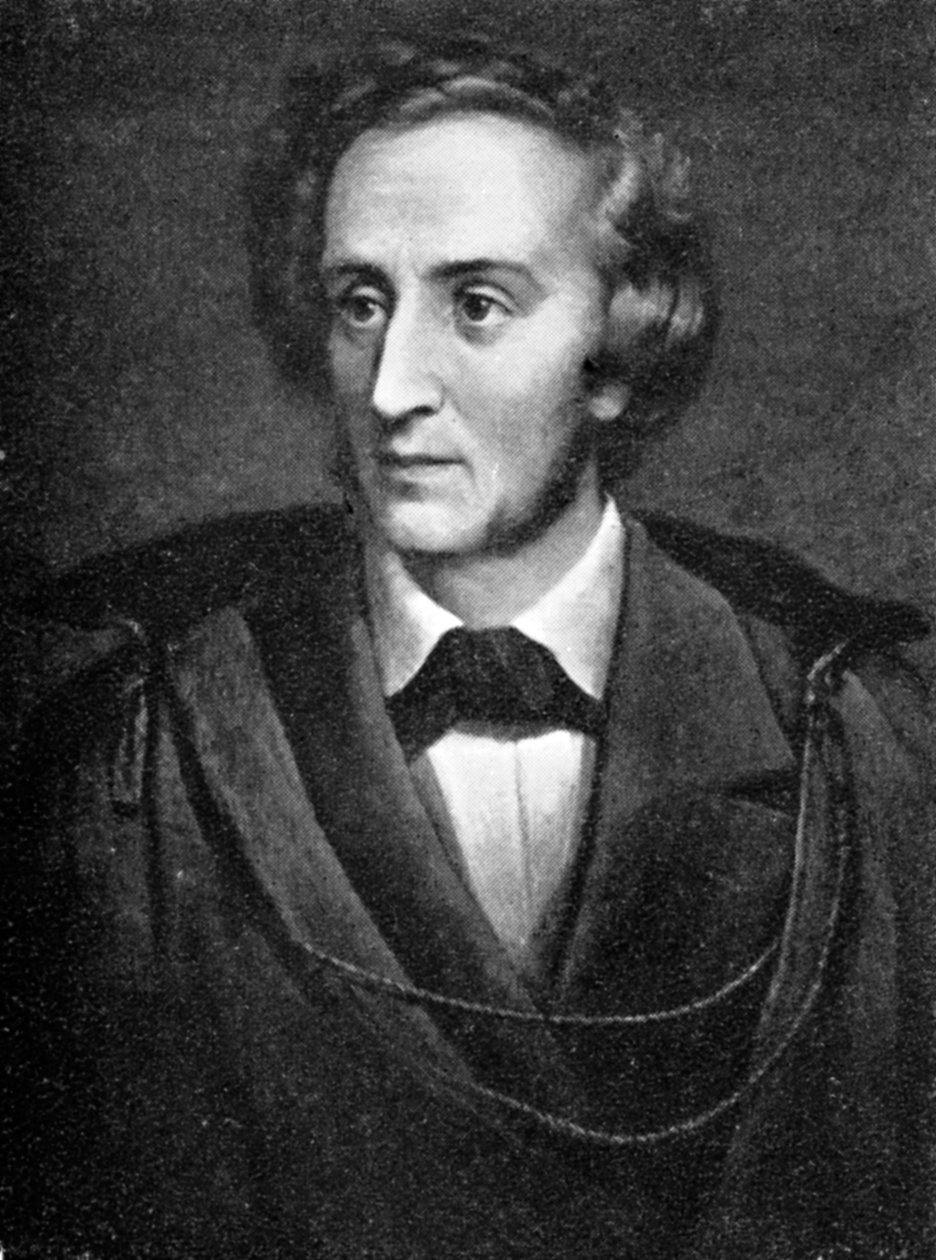 Felix Mendelssohn, 1809-1847, německý skladatel, 1909 od Unbekannt