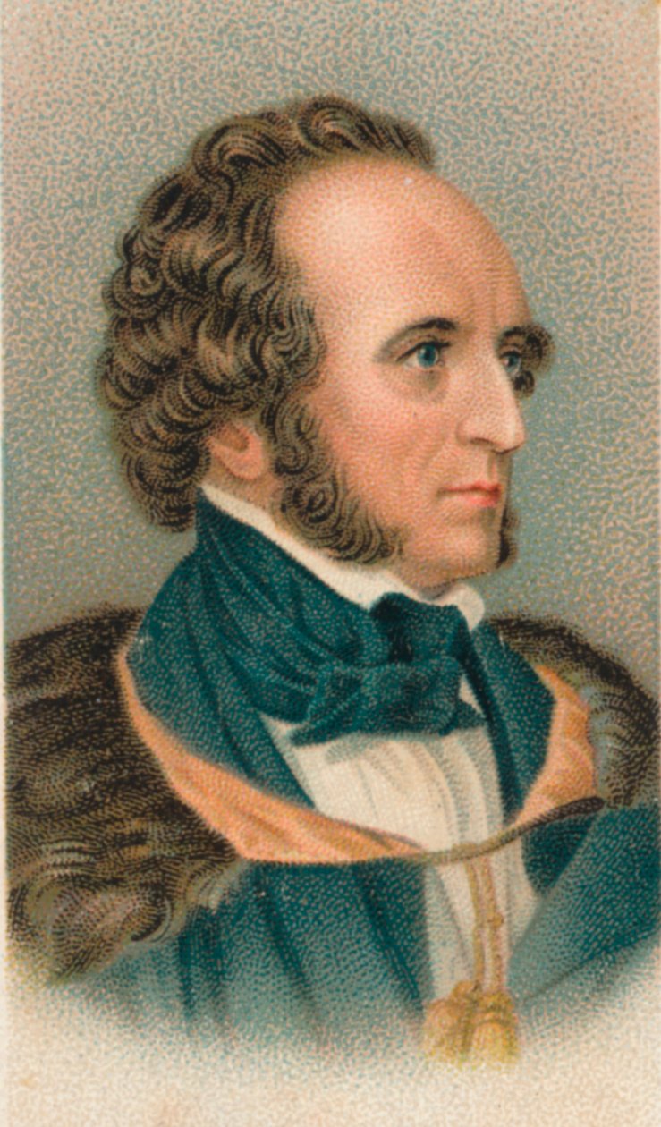 Felix Mendelssohn 1809-1847, německý skladatel, klavírista, varhaník a dirigent, 1911 od Unbekannt