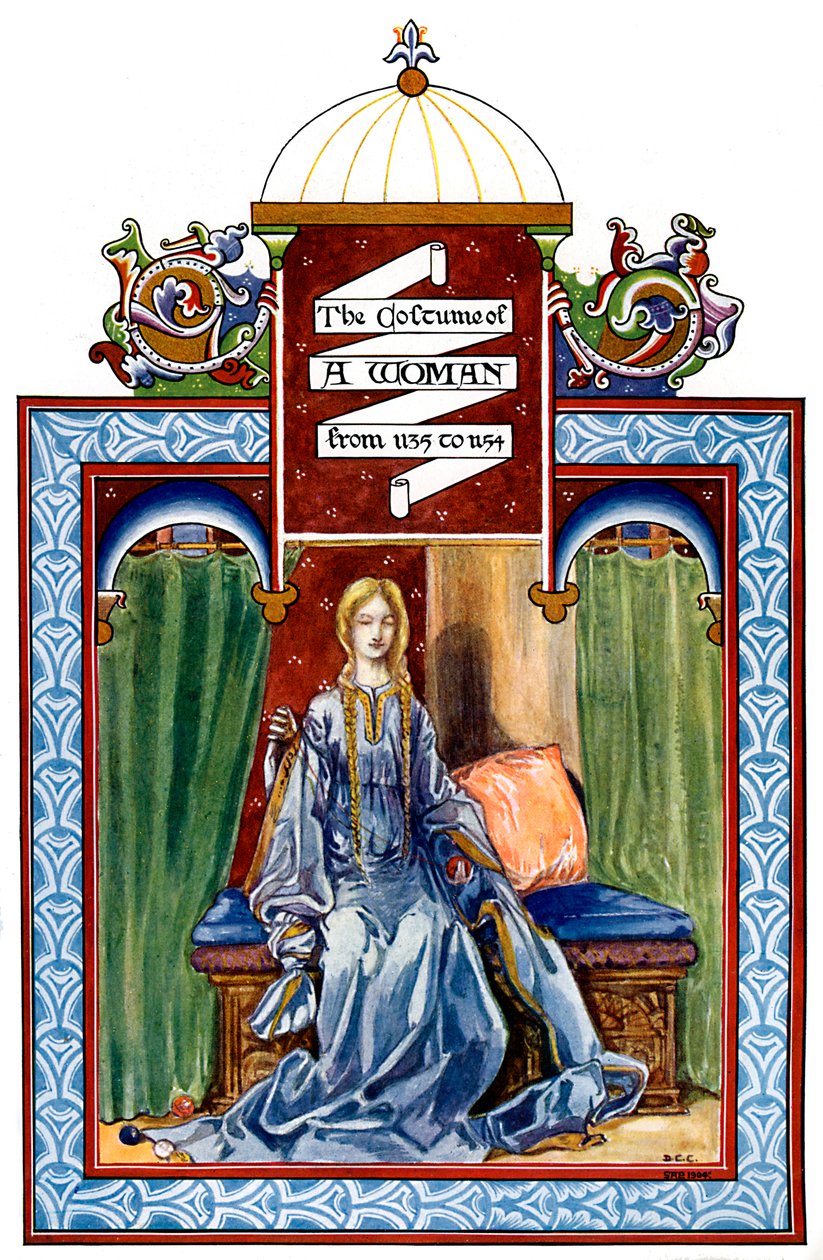 Ženský kroj, 1135-1154, 1904 od Unbekannt