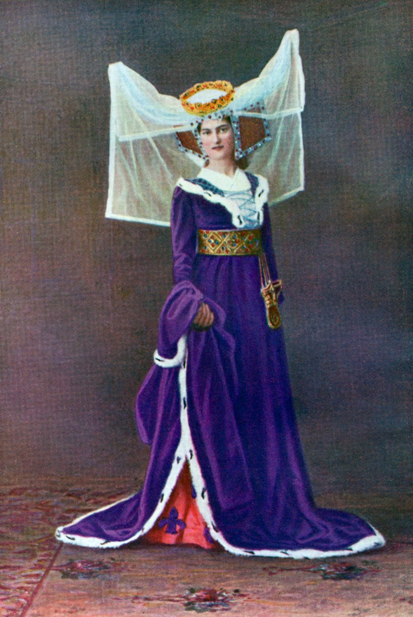 Dámské šaty z doby Jindřicha VI., 1910 od Unbekannt