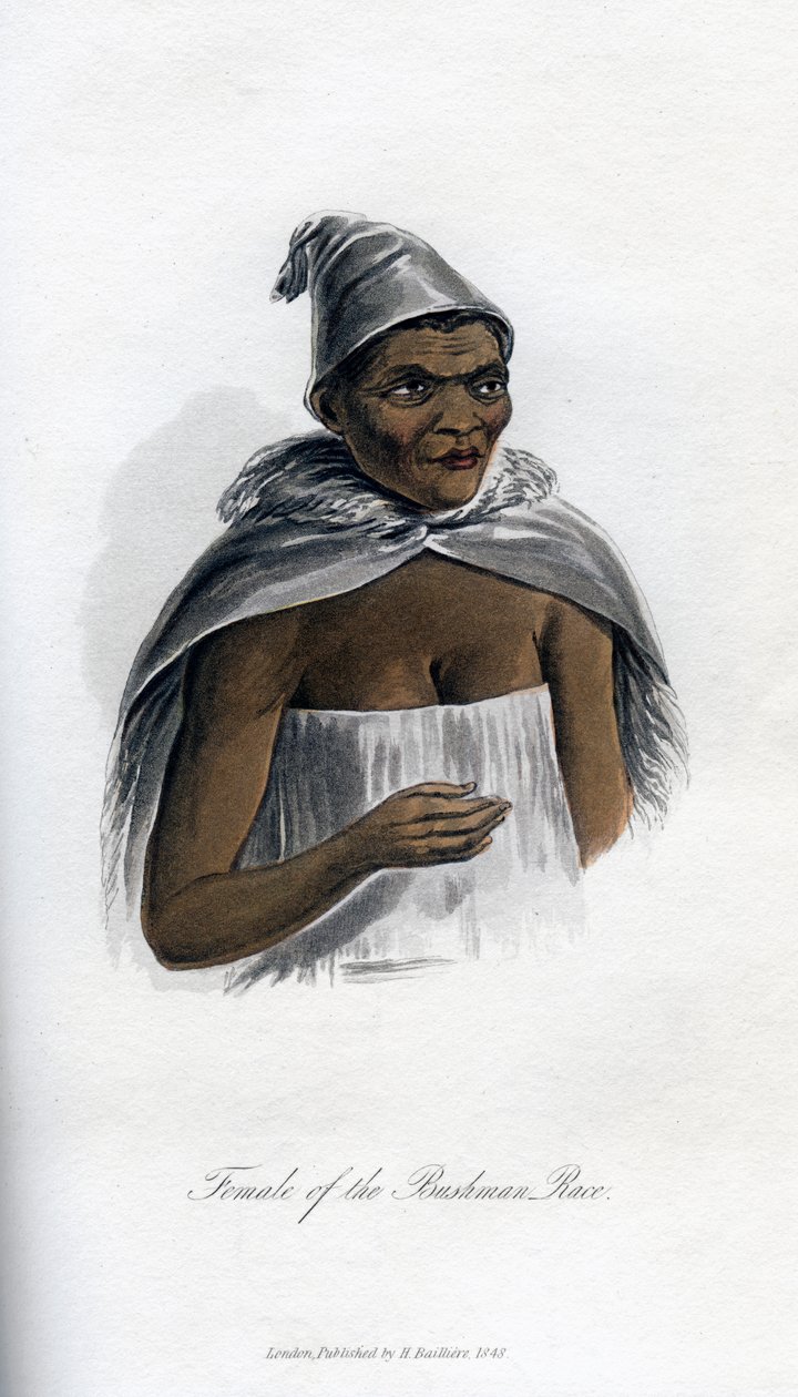 Female of the Bushman Race, 1848 od Unbekannt