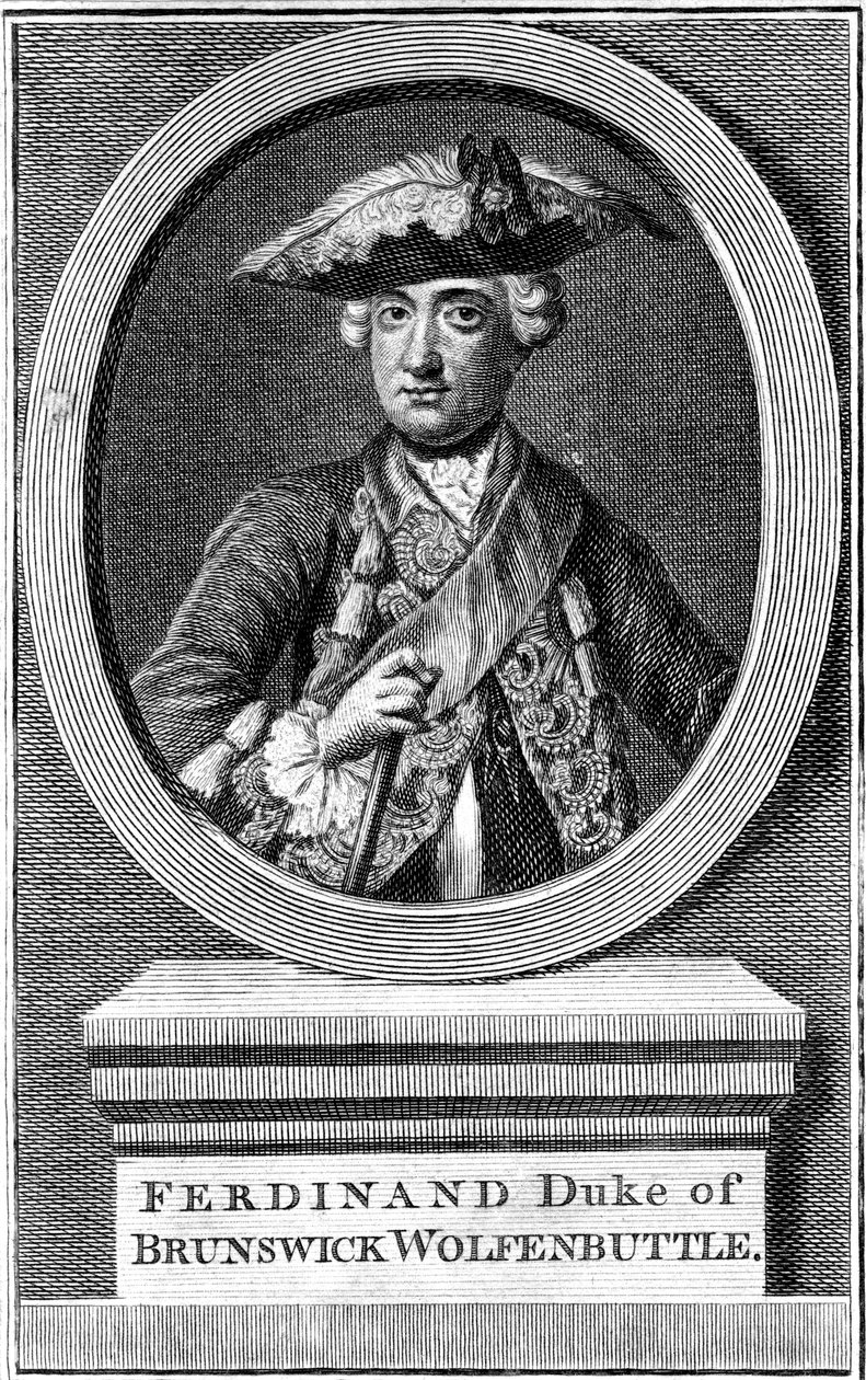 Ferdinand, vévoda z Brunswicku, 19. století. od Unbekannt