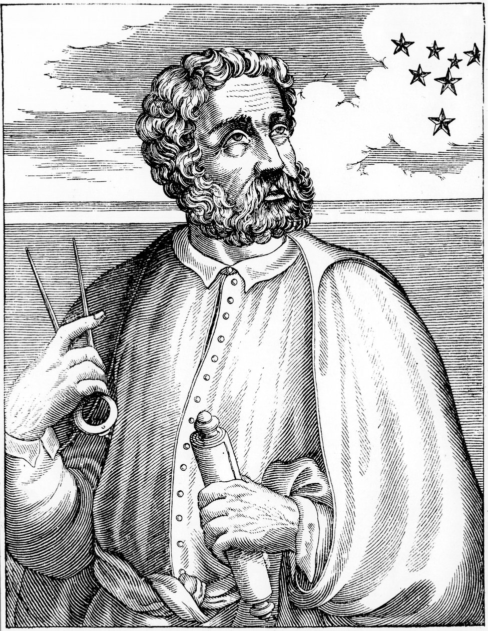 Ferdinand Magellan c1480-c1521, portugalský mořeplavec od Unbekannt