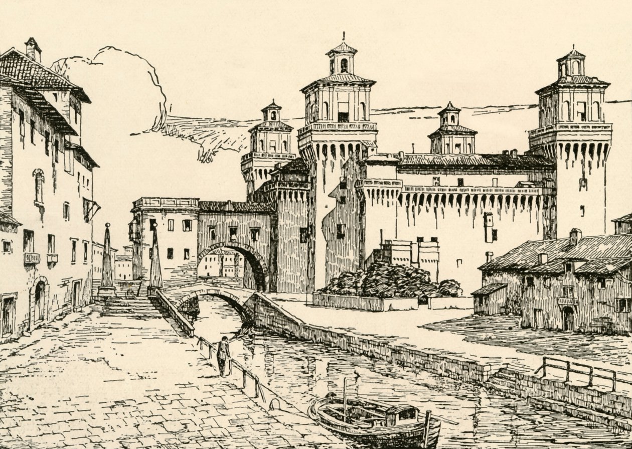Ferrara: Vévodský palác, 1928. od Unbekannt