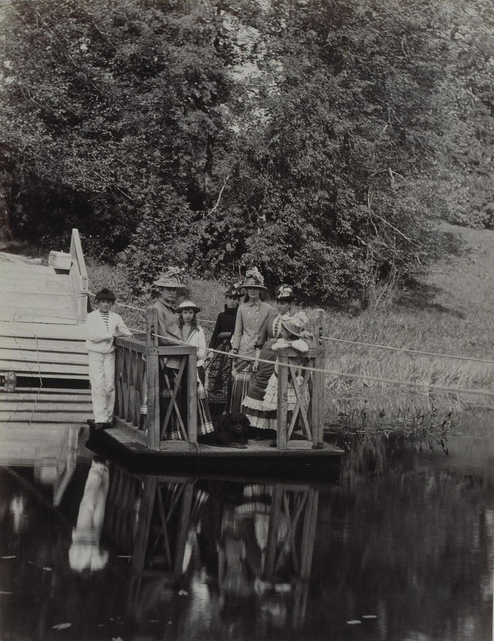 Trajekt v Pyotr Durnovo Dacha v Petrohradě, 1880s od Unbekannt