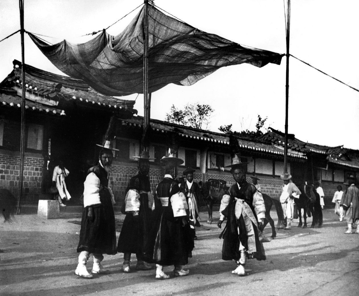 Festival na počest císaře Japonska, Korea, 1900 od Unbekannt