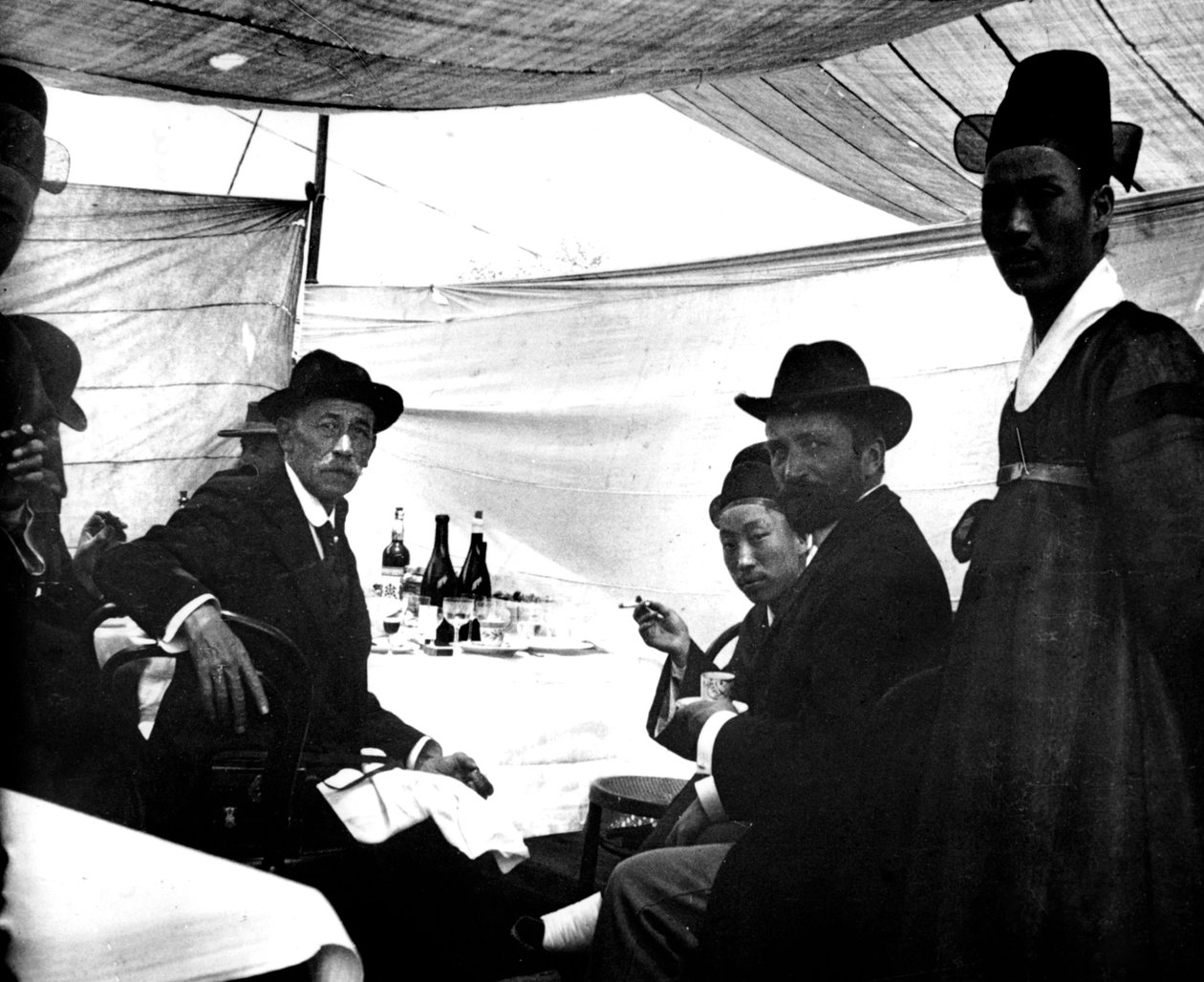 Festival na počest císaře Japonska, Korea, 1900 od Unbekannt