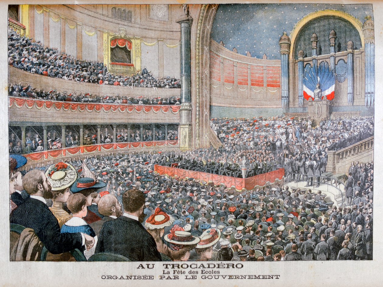 Festival státních škol organizovaný vládou na Trocadero v Paříži, 1904 od Unbekannt