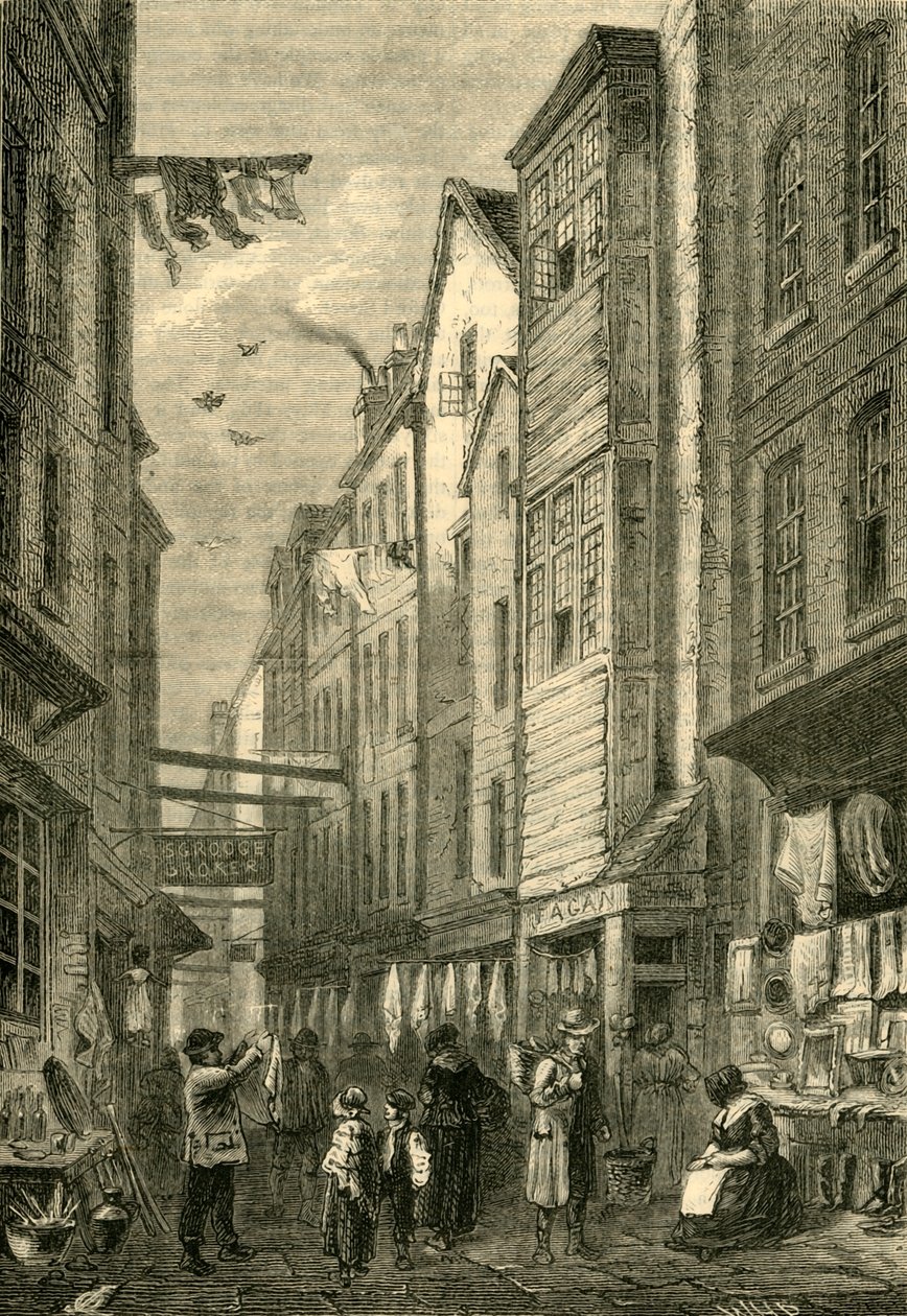 Field Lane asi 1840, c1872. od Unbekannt