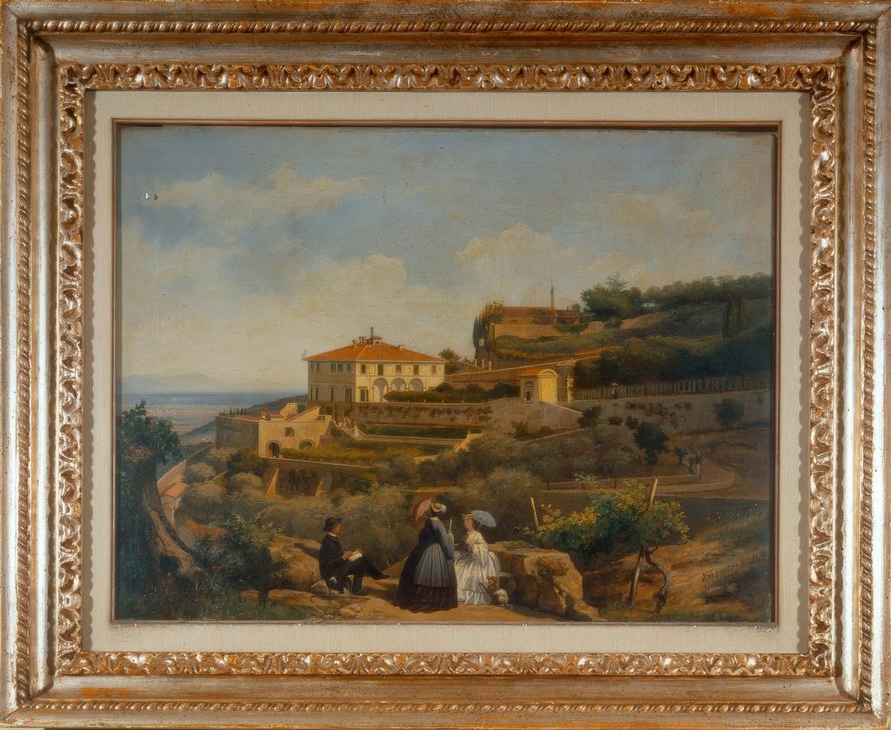 Fiesole, Villa Medici / Gem. 1869 od Unbekannt