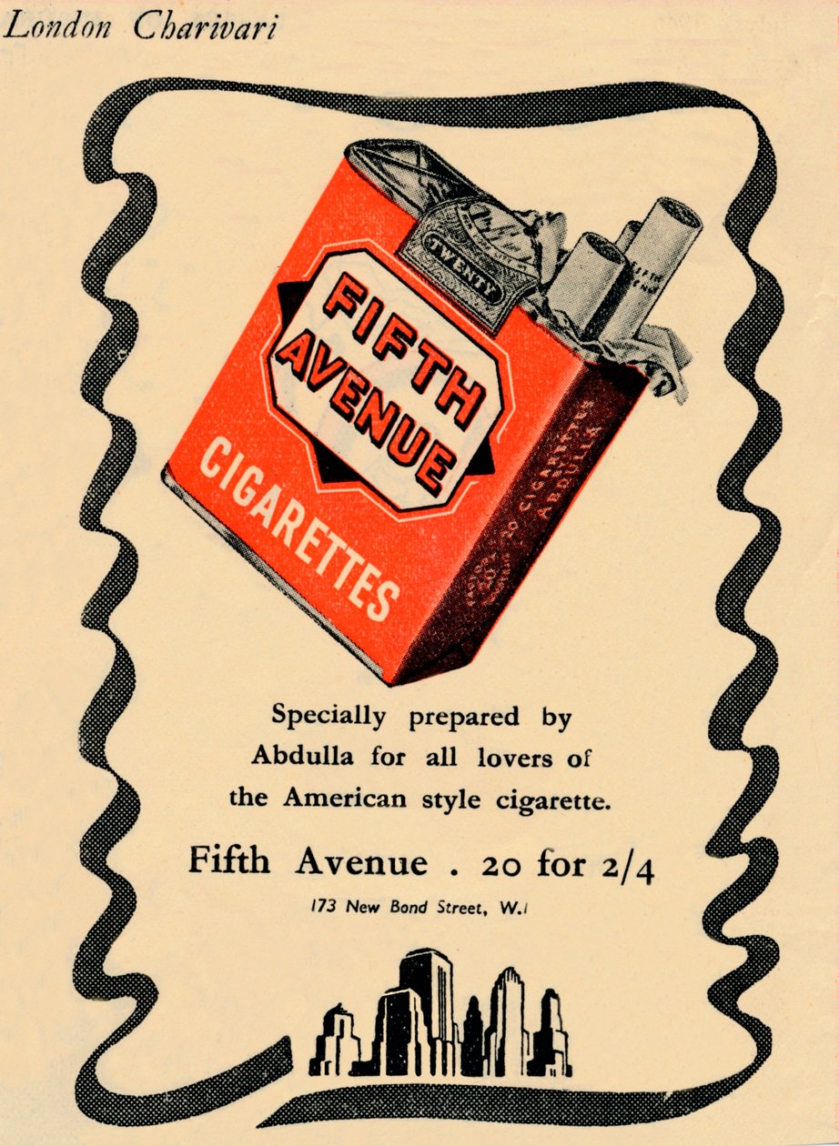 Cigarety na páté Avenue, 1946 od Unbekannt