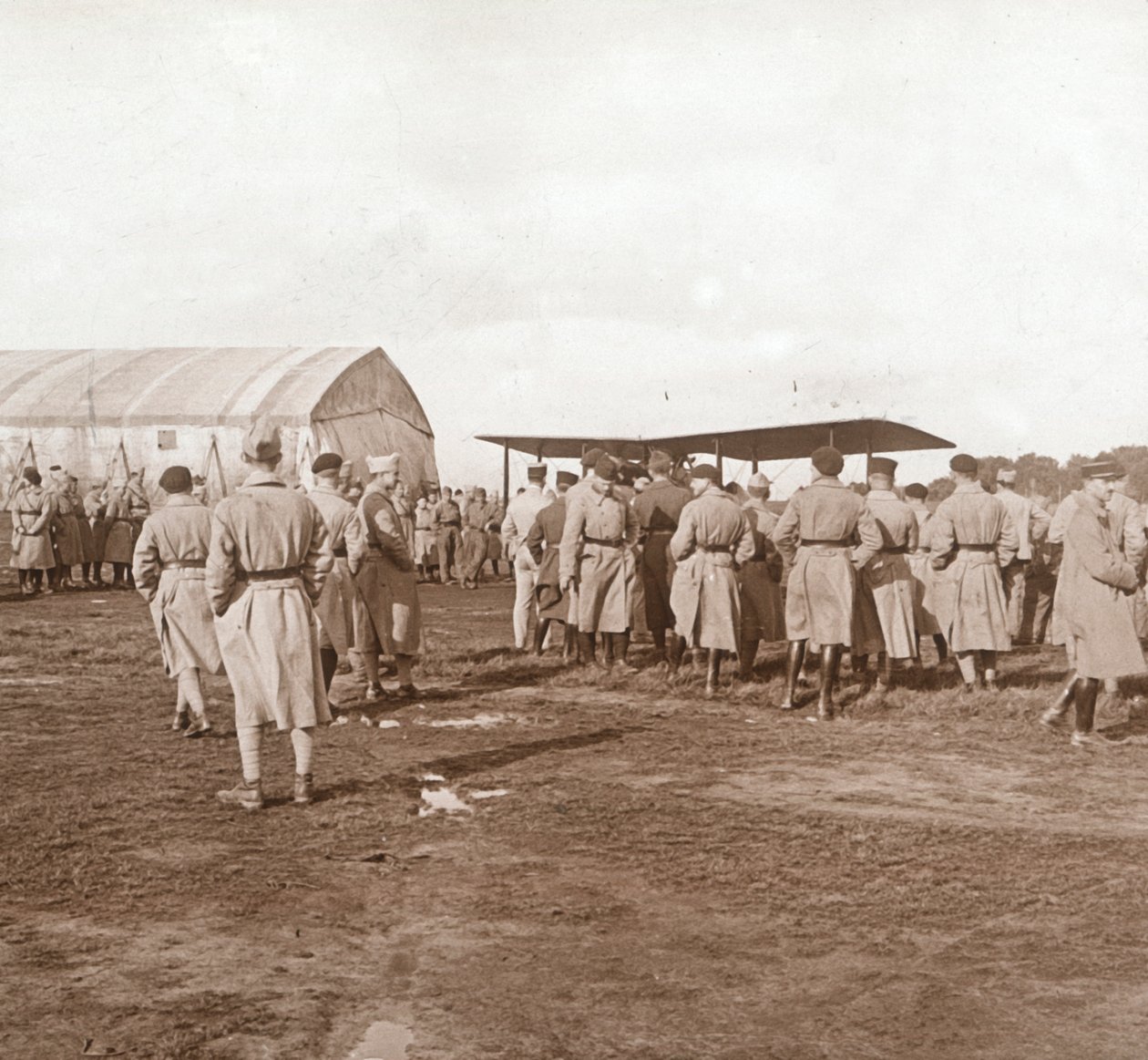 Stíhací letoun startující, c1914-c1918 od Unbekannt
