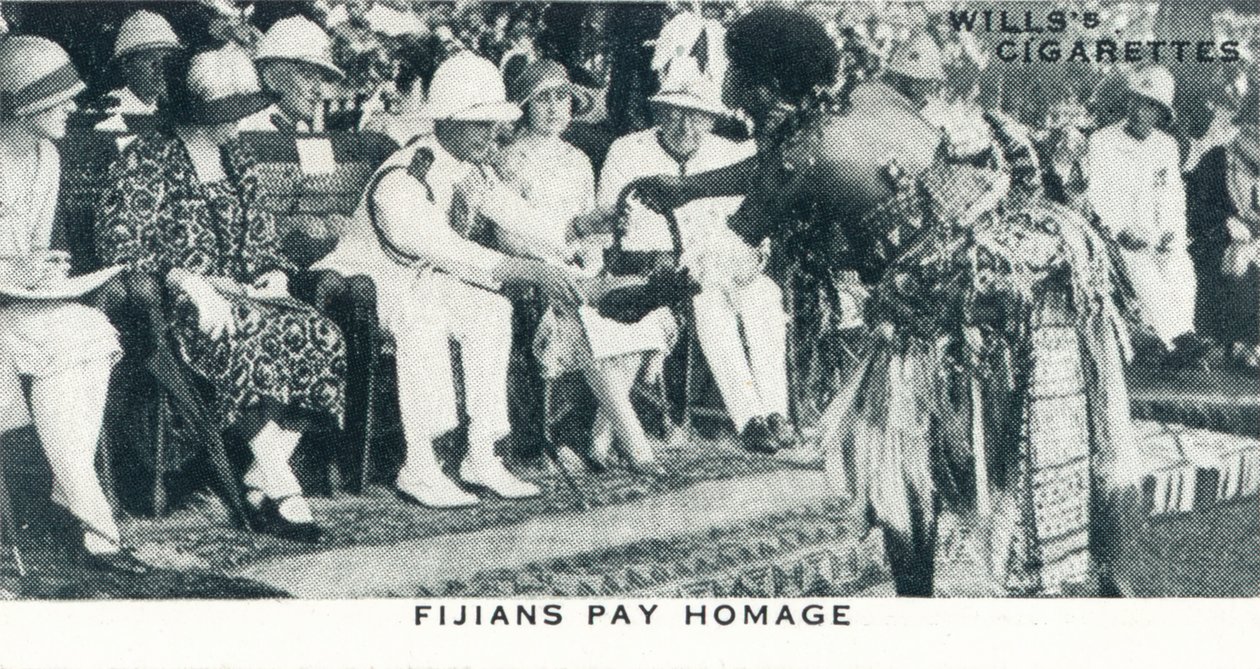 Fidžijci vzdávají hold, 1927 1937 od Unbekannt