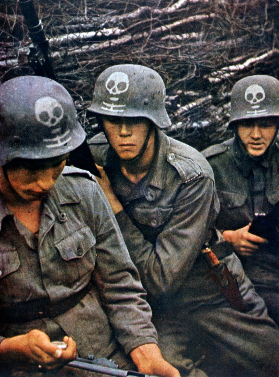 Finští vojáci z pěšího pluku, 1943 od Unbekannt