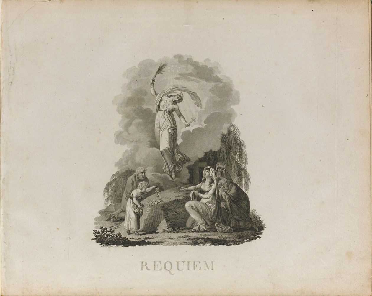 První vydání Requiem d moll, K. 626 od Wolfganga Amadea Mozarta, kol. 1800. od Unbekannt