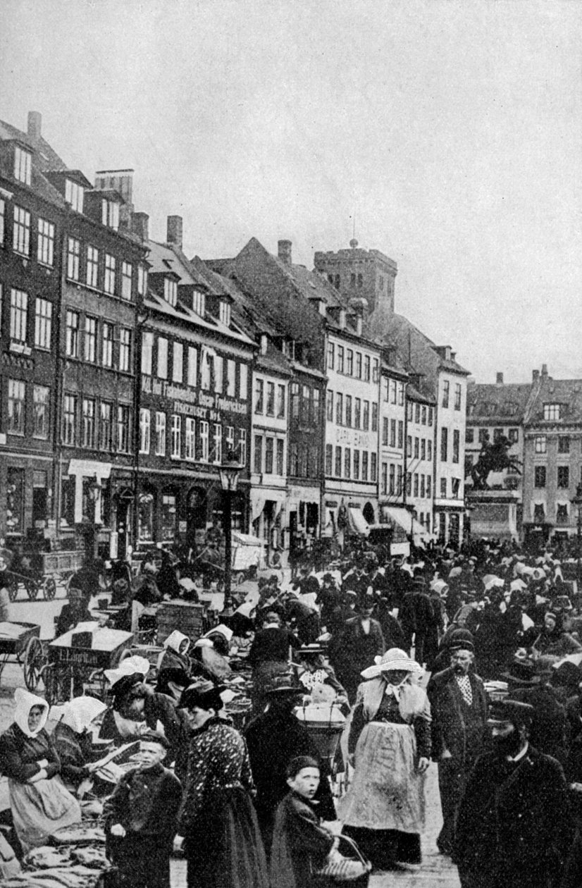 Rybí trh, Kodaň, c1922 od Unbekannt