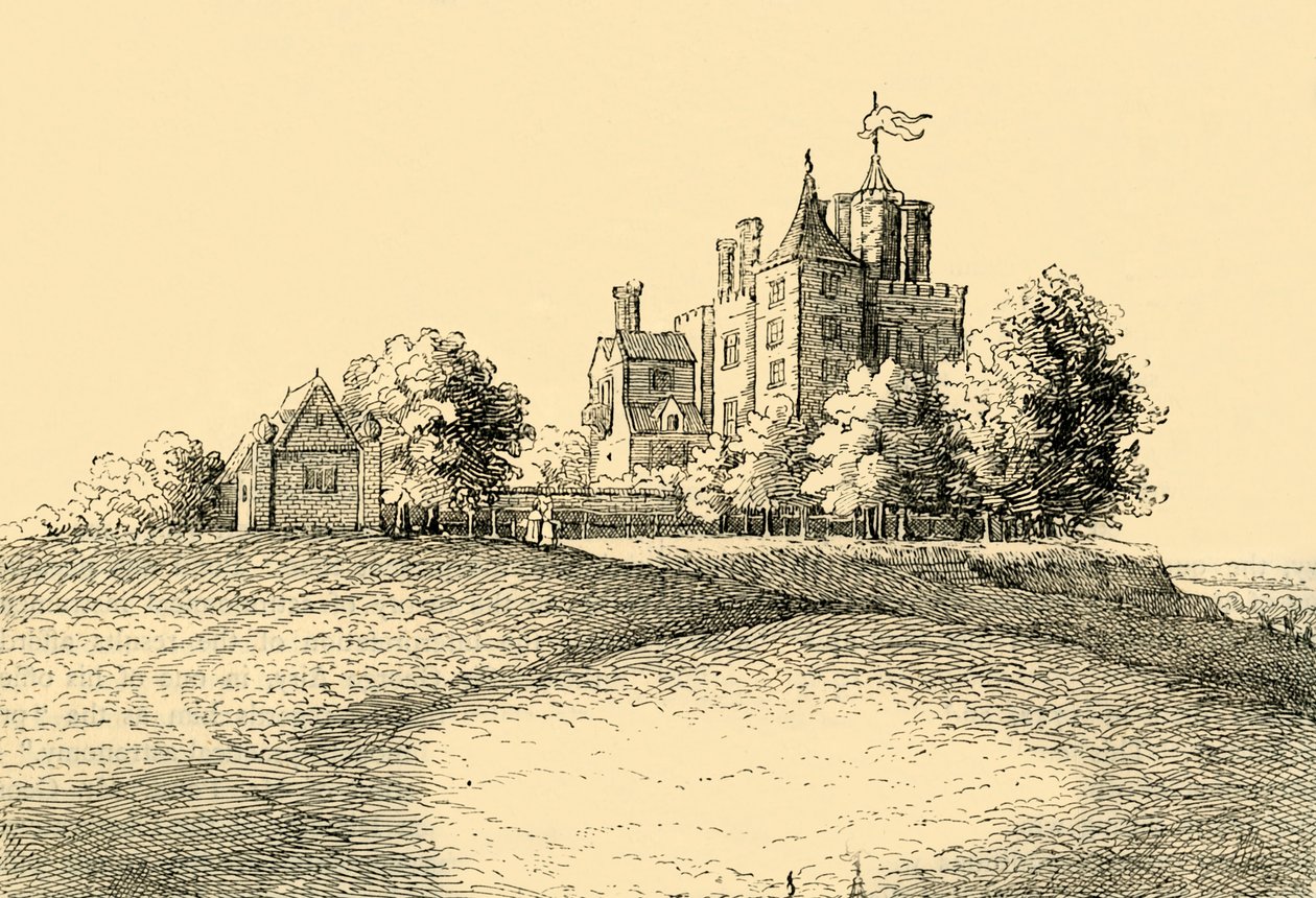 Flamsteed House z Hollars Long View, c1878. od Unbekannt