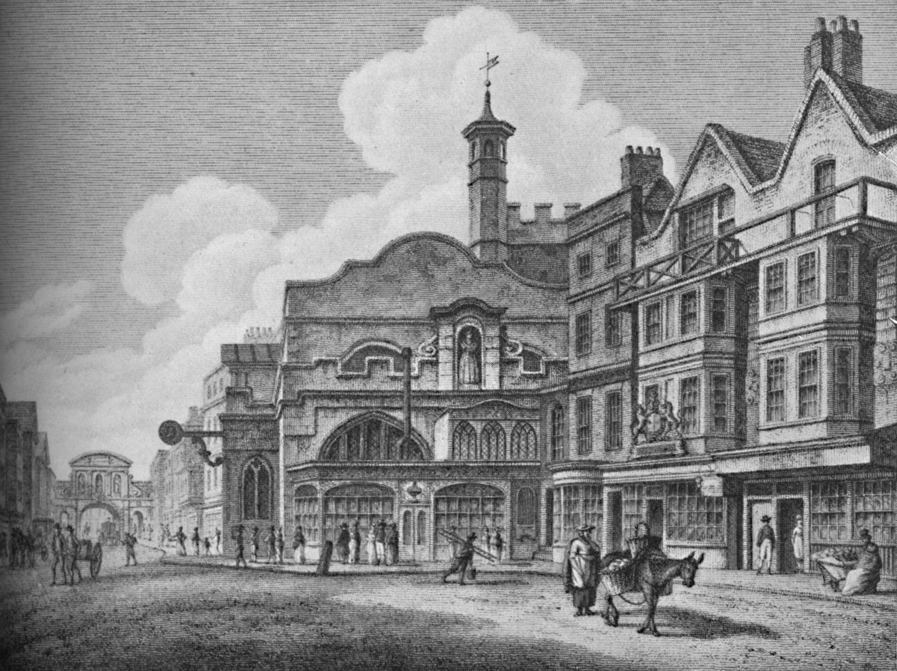 Fleet Street v osmnáctém století, 1907 od Unbekannt