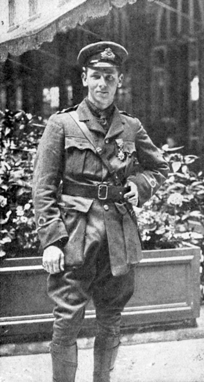 Flight-Liutenant Rex Warneford VC, britský pilot, 1915 od Unbekannt