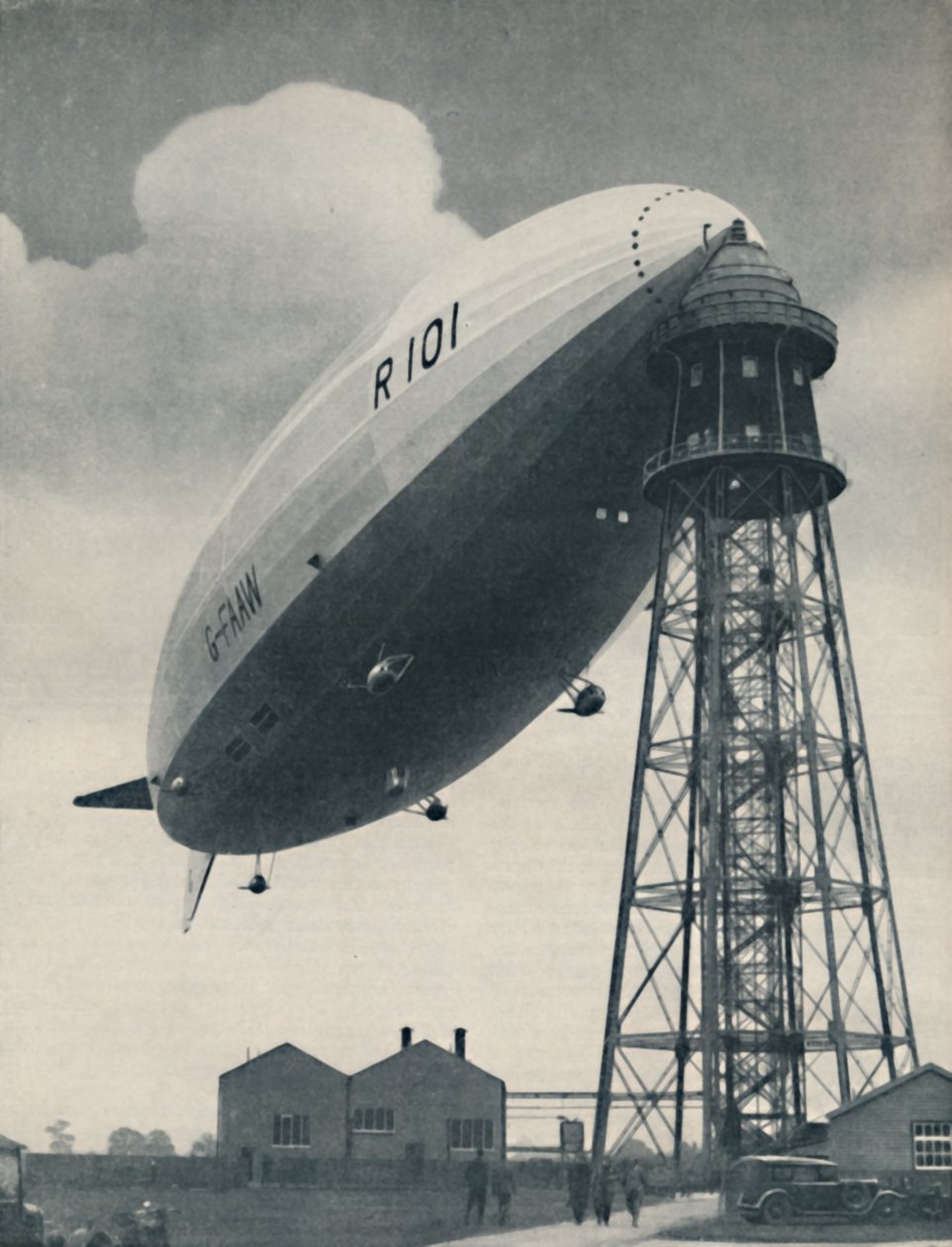 Plovoucí na hlavě stožáru, Mocná obálka neviditelné síly, c1935 od Unbekannt