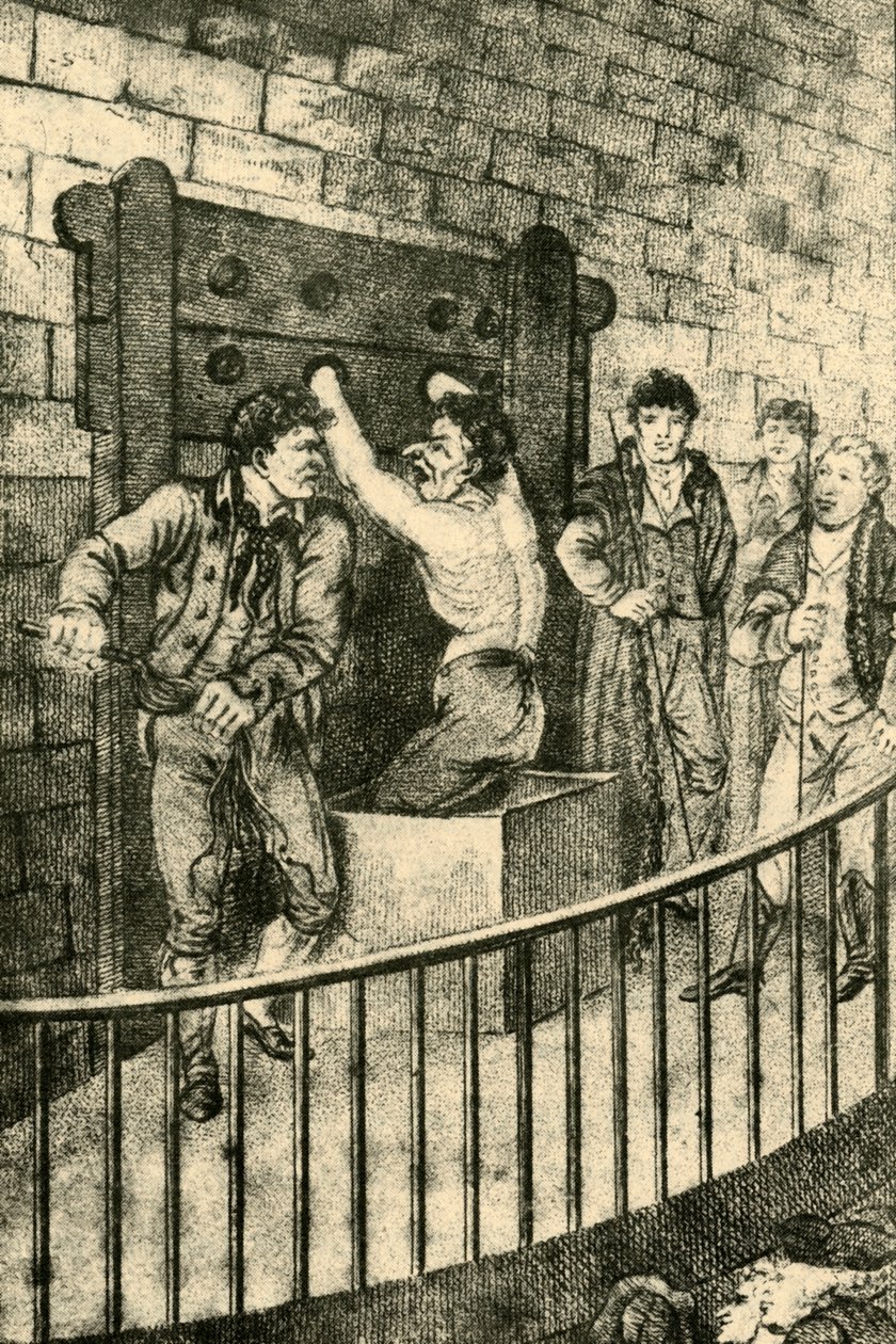 Bičování na Old Bailey, 1809, 1925. od Unbekannt