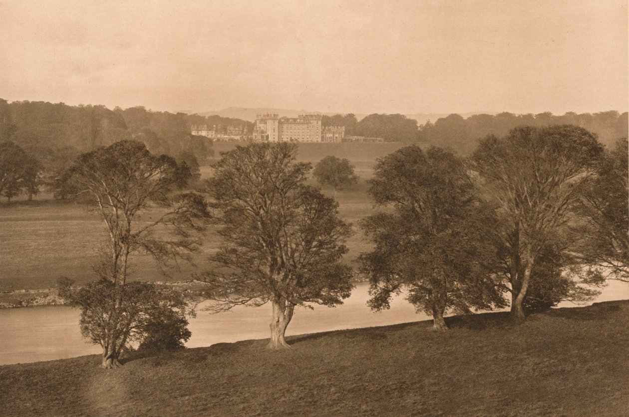 Floors Castle, z South Bank of the Tweed, 1902 od Unbekannt