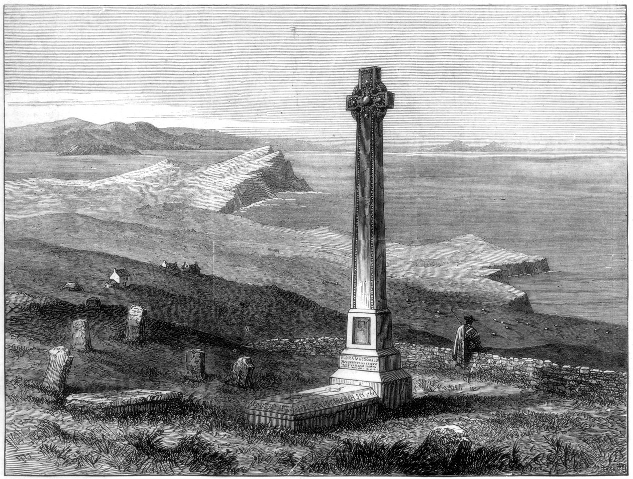 Památník Flory Macdonalds, Kilmuir, Isle of Skye, Skotsko, 1872 od Unbekannt