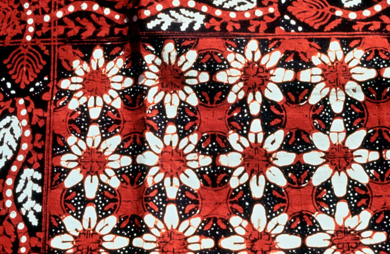 Květinový design, Indonésie, c20. století od Unbekannt