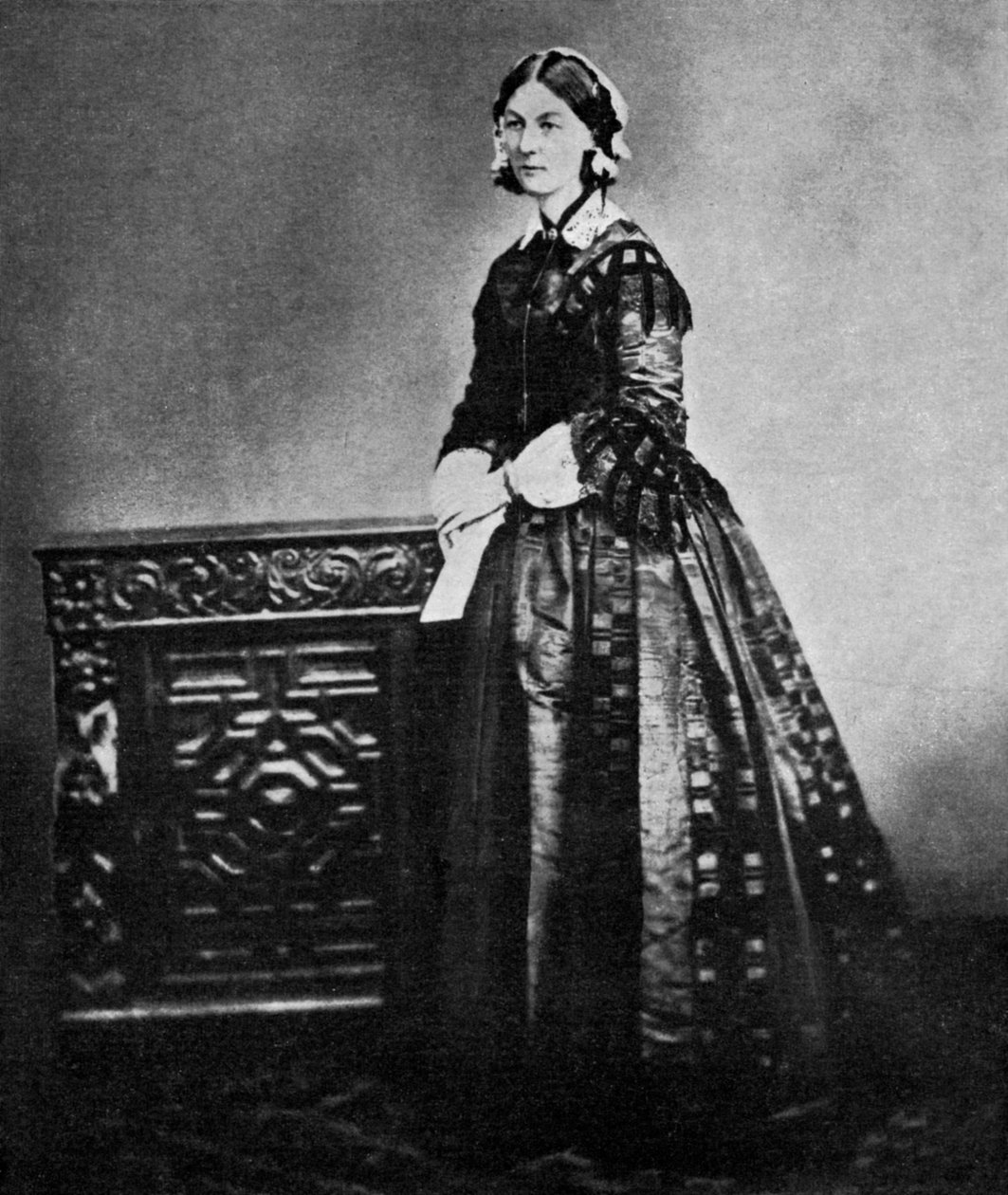 Florence Nightingale, anglická zdravotní sestra a reformátorka nemocnice, 1855 1951 od Unbekannt
