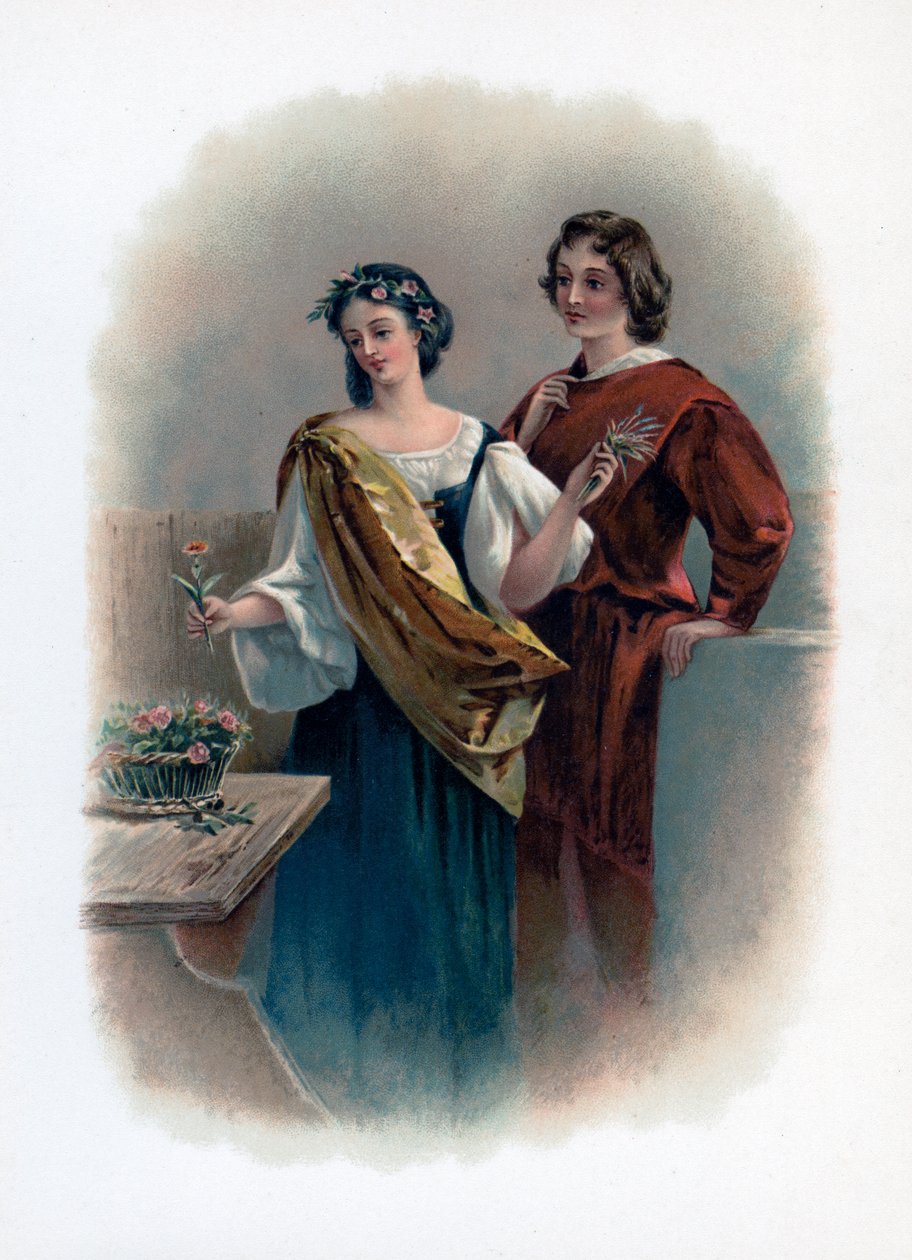 Florizel a Perdita, 1891 od Unbekannt