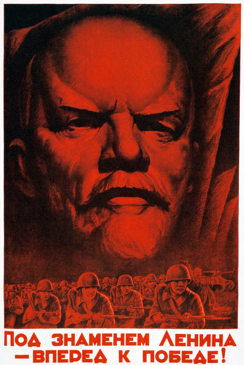 Následujte Leninovu vlajku k vítězství, 1941 od Unbekannt