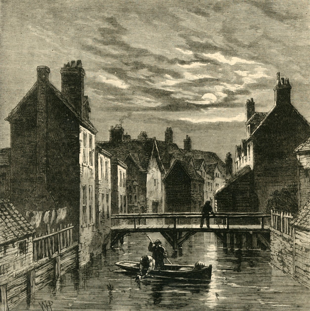 Folly Ditch, Jacobs Island, c1878. od Unbekannt