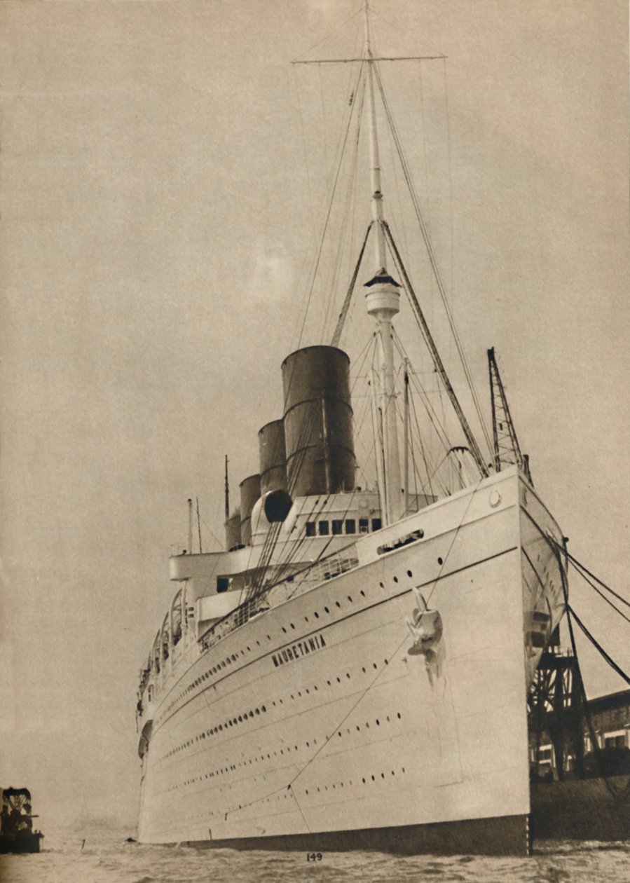 Bývalá královna oceánu, R,M.S. Mauretánie z Cunard White Star Line, 1936 od Unbekannt