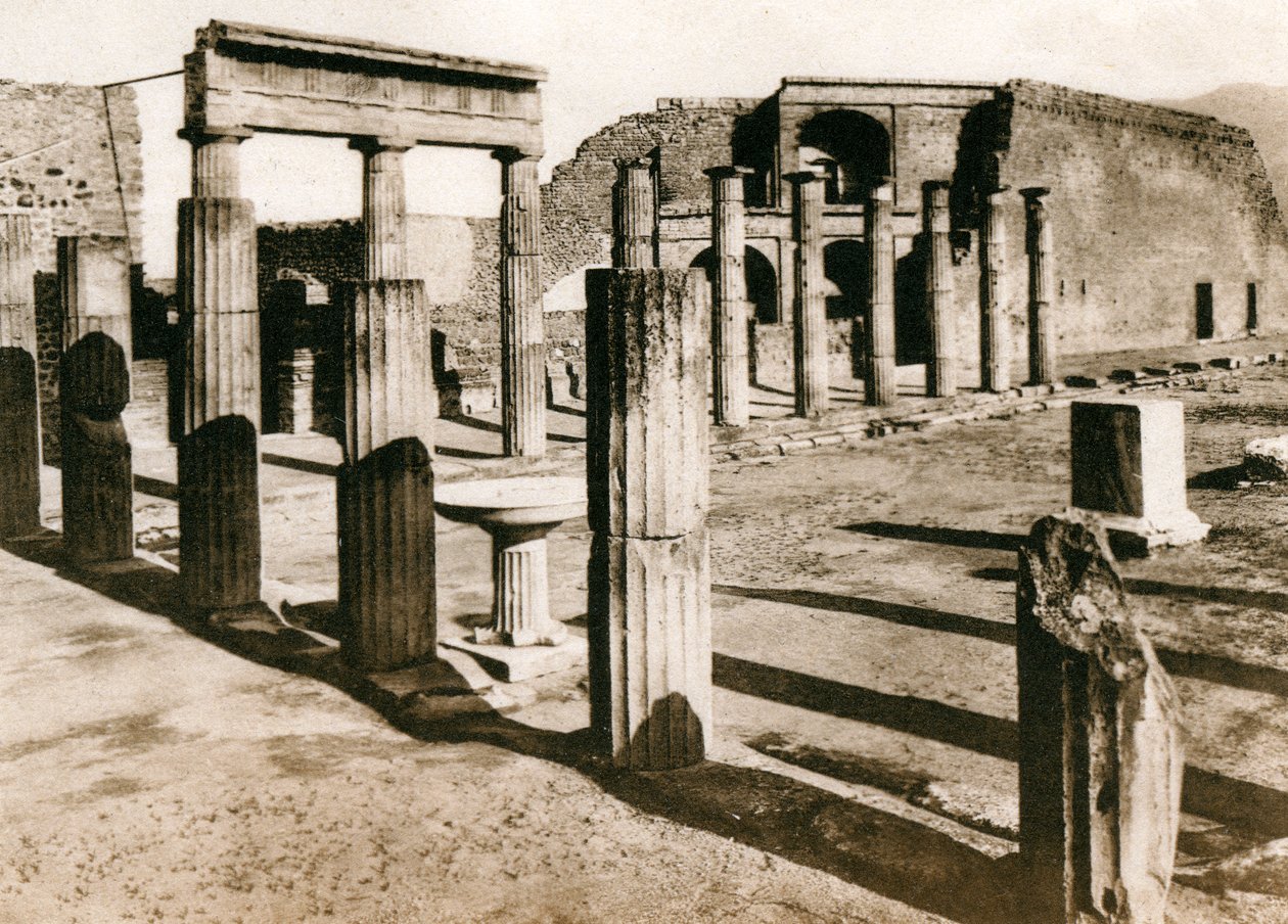 Foro triangolare, Pompeje, Itálie, 1900 od Unbekannt