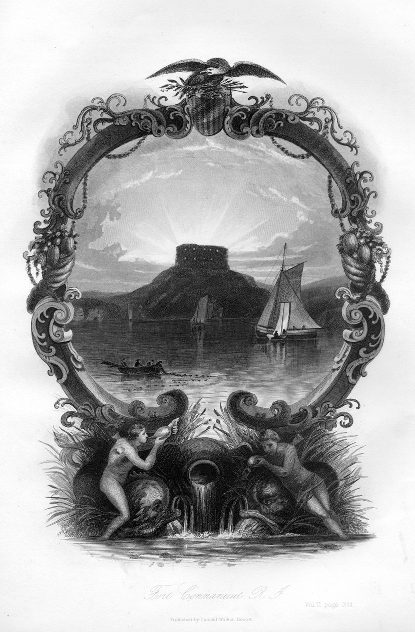 Fort Connanicut, Rhode Island, 1855 od Unbekannt