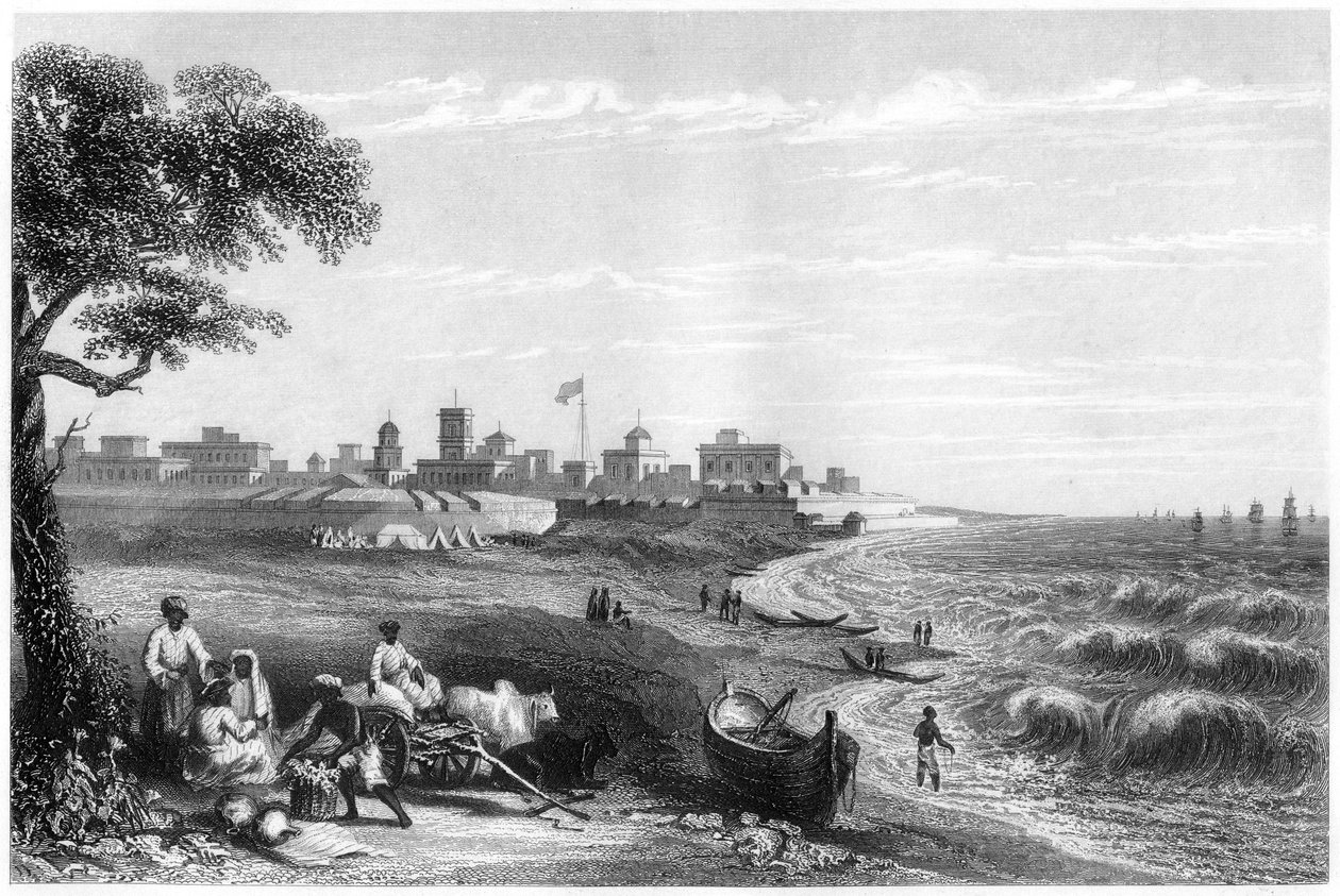 Fort George, Madras, Indie, c1860 od Unbekannt