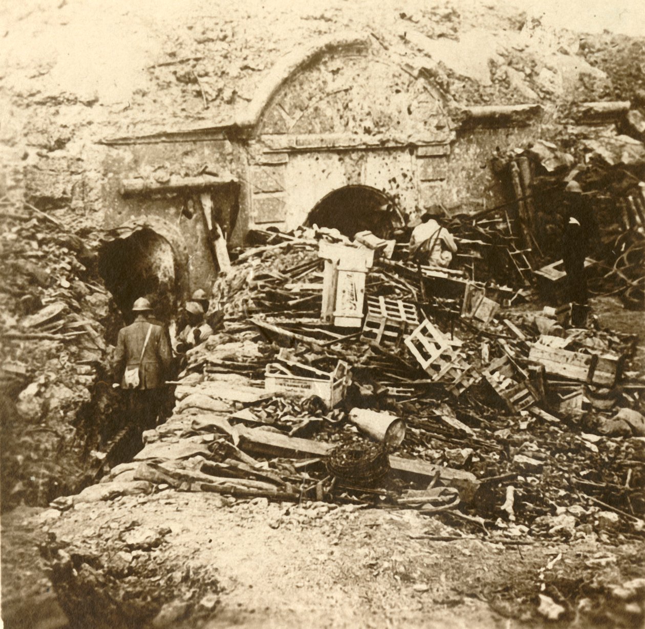 Fort of Souville, Verdun, severní Francie, c1914-c1918 od Unbekannt