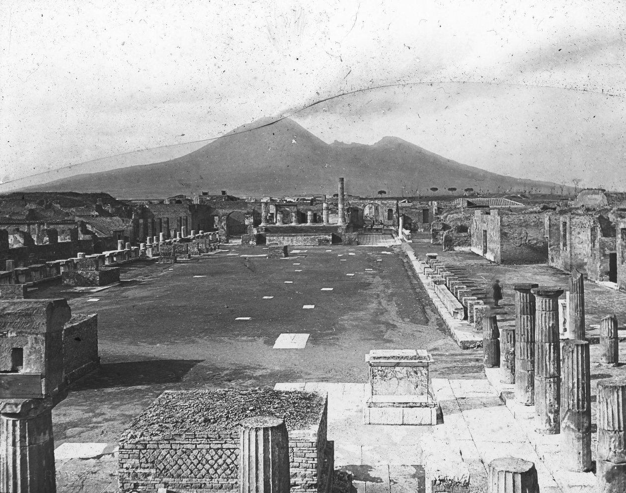 Forum, Pompeje, Itálie, konec 19. nebo začátek 20. století od Unbekannt
