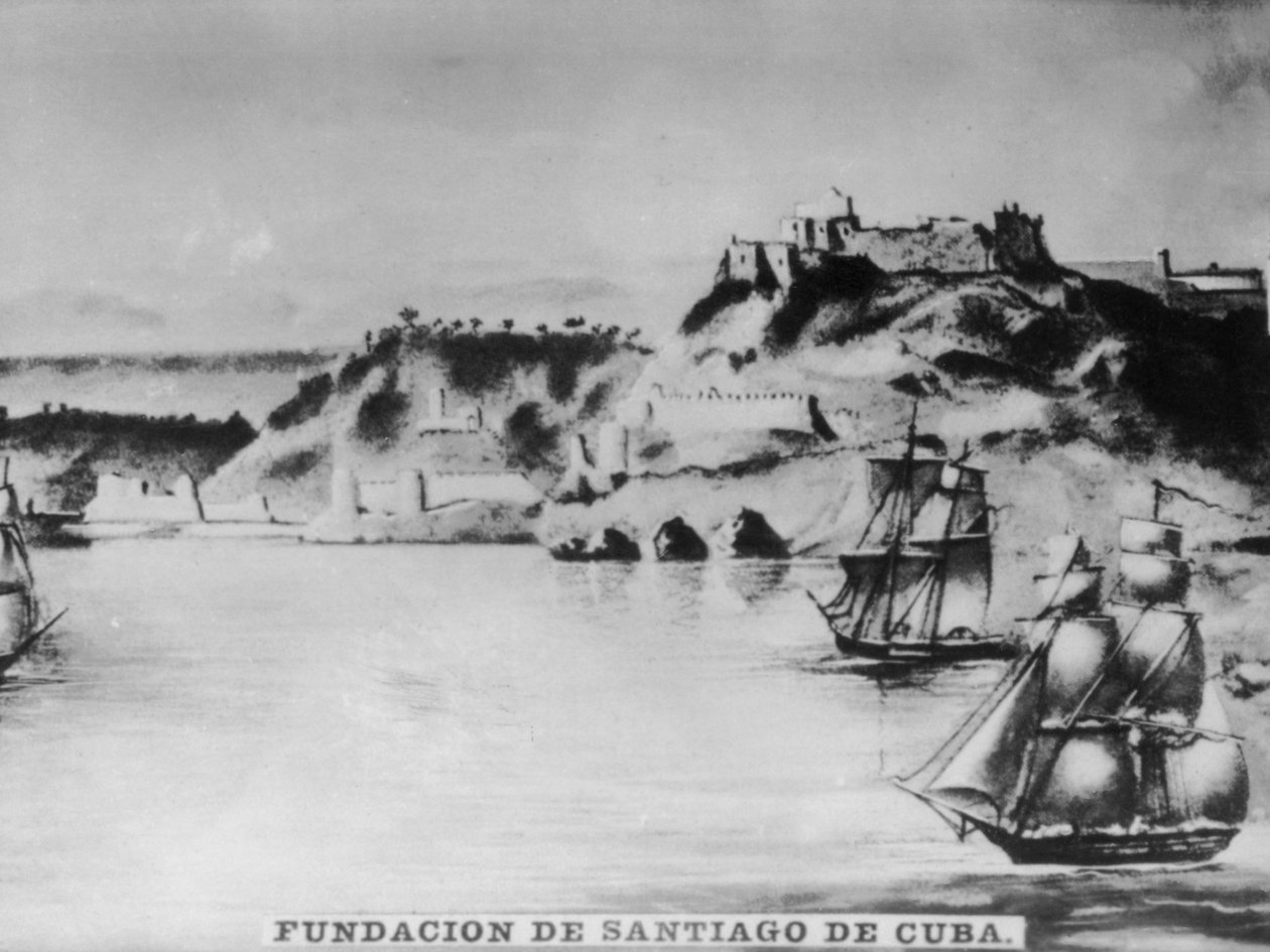 Založení Santiaga de Cuba, 1515, 20. léta 20. století od Unbekannt