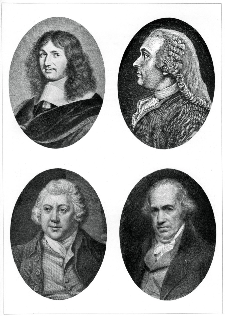 Čtyři průmysloví reformátoři: Colbert, Turgot, Arkwright a Watt, 1903 od Unbekannt