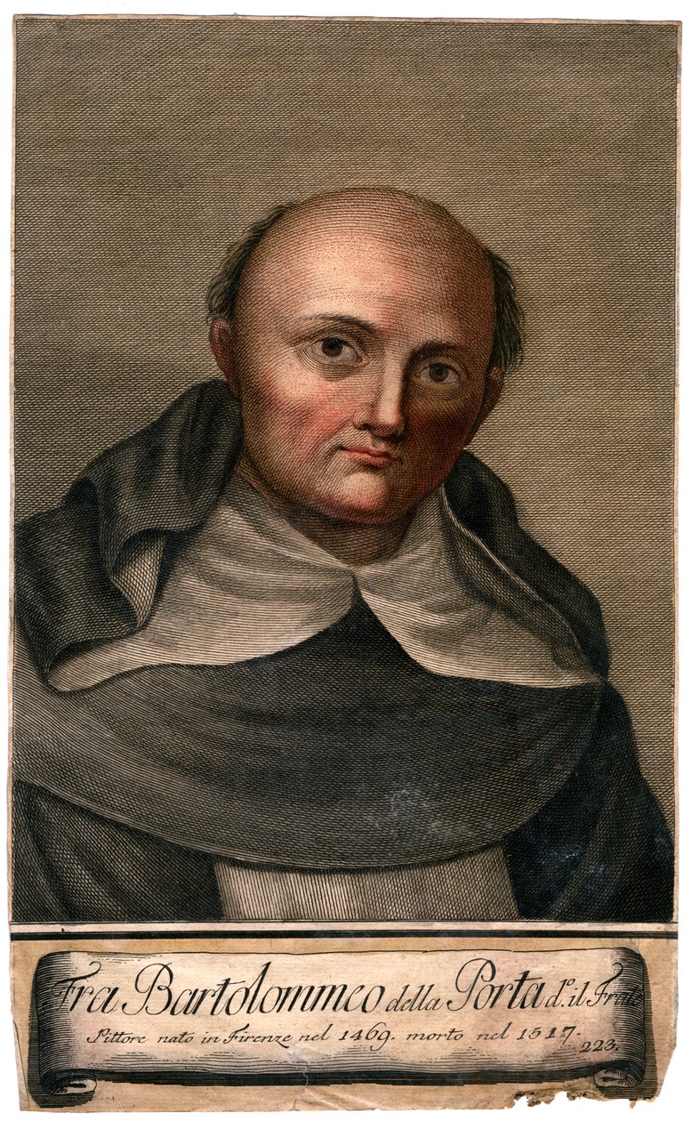 Fra Bartolomeo della Porta, florentský renesanční umělec od Unbekannt